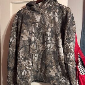 Hollister Men's Camouflage Hoodie